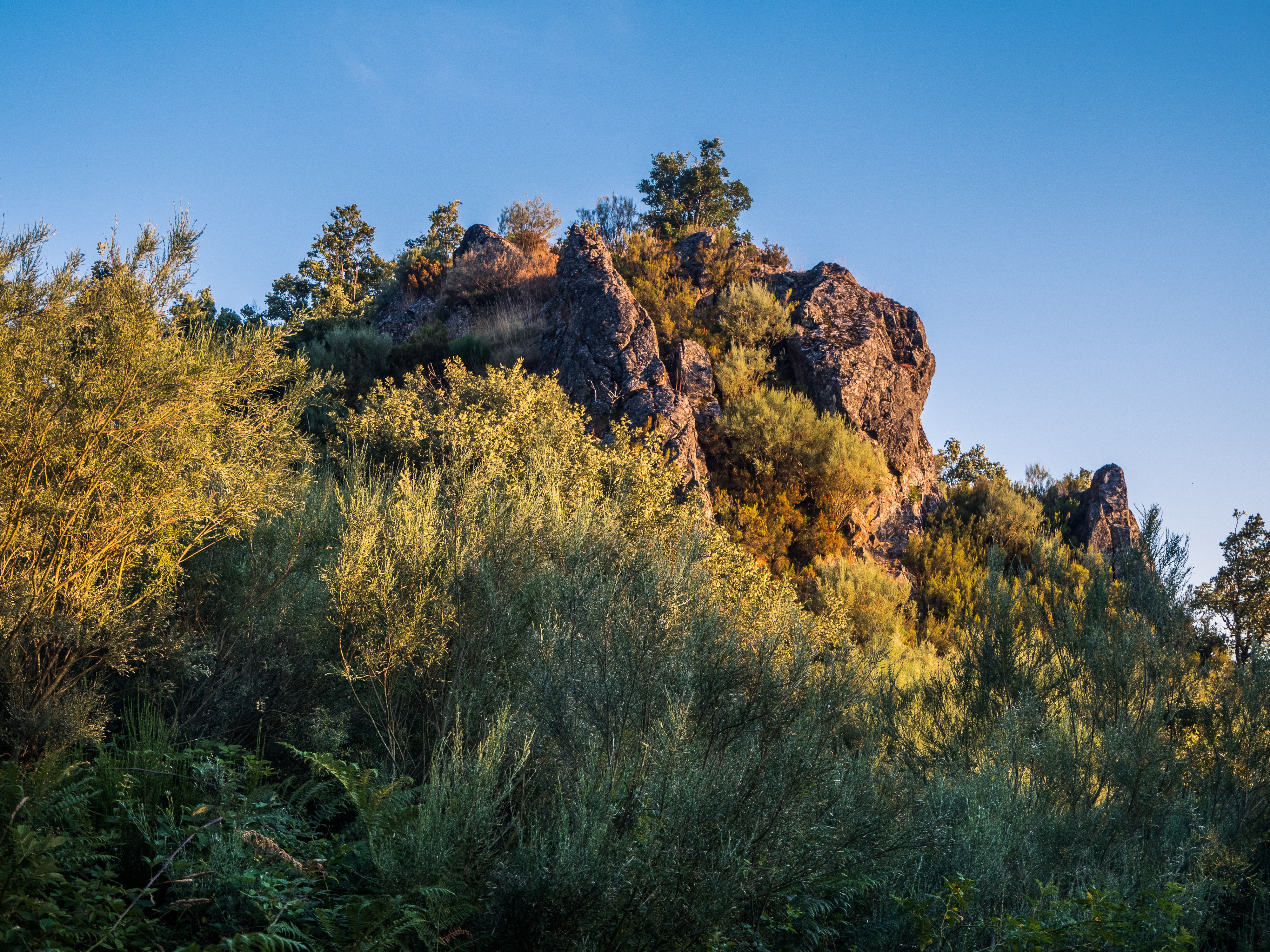 at the summit of Peña de la Cruz